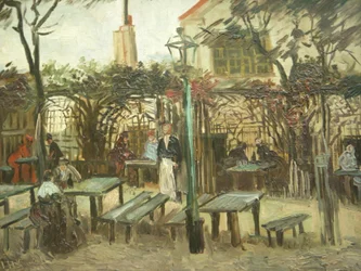Gartenlokal La Guinguette auf dem Montmartre